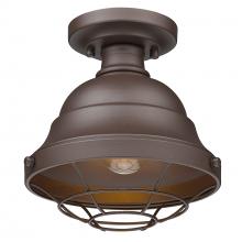  7316-OSF TBZ - Bartlett Outdoor Semi-Flush in Textured Bronze